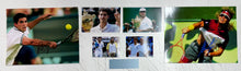 Load image into Gallery viewer, PETE SAMPRAS &amp; ANDRE AGASSI Signed Photos Collage Display
