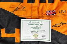 Load image into Gallery viewer, LANDO NORRIS Signed McLaren Team F1 Race Suit
