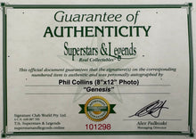 Load image into Gallery viewer, GENESIS - PHIL COLLINS Signed Photo &amp; Record Display
