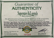Load image into Gallery viewer, 2002 PGA Championship Signed Pin Flag Display
