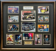Load image into Gallery viewer, LANDO NORRIS Signed McLaren F1 Team Photo Collage Display
