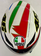 Load image into Gallery viewer, VALENTINO ROSSI Signed 2002 Mugello Helmet
