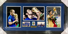 Load image into Gallery viewer, Fabio Cannavaro, Fabio Grosso &amp; Gianluigi Buffon “Italy 2006 World Cup” Signed Photos Collage Display
