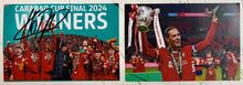 Load image into Gallery viewer, VIRGIL VAN DIJK &amp; JURGEN KLOPP Signed Liverpool Photo Collage Display
