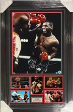 Load image into Gallery viewer, MIKE TYSON Signed 16”x20” Photo Collage Display
