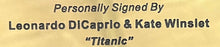 Load image into Gallery viewer, TITANIC - LEONARDO DiCAPRIO &amp; KATE WINSLET Signed Photos Collage Display
