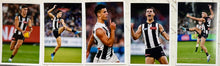 Load image into Gallery viewer, NICK &amp; JOSH DAICOS Signed Collingwood Jumpers Display

