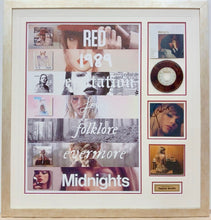 Load image into Gallery viewer, TAYLOR SWIFT “Eras Tour” Signed Midnights CD Collage Display2
