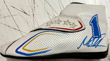 Load image into Gallery viewer, MAX VERSTAPPEN Signed F1 Red Bull Racing Boot &amp; Championship Print Display2
