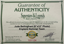 Load image into Gallery viewer, JUDE BELLINGHAM Signed Photo &amp; Card Collage Display
