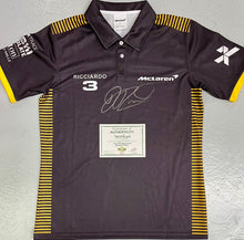 Load image into Gallery viewer, DANIEL RICCIARDO Signed McLaren F1 Team Shirt
