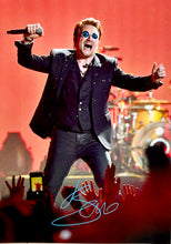Load image into Gallery viewer, U2 - BONO &amp; the EDGE Signed Photos &amp; Record Collage Display
