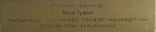 Load image into Gallery viewer, Tyson autographed boxing collectible
