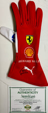 Load image into Gallery viewer, LEWIS HAMILTON Signed Scuderia Ferrari F1 Race Glove
