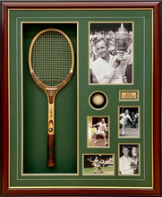 Load image into Gallery viewer, ROD LAVER Signed Photo &amp; Tennis Racquet Collage Display
