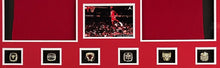 Load image into Gallery viewer, MICHAEL JORDAN Signed Chicago Bulls Red Jersey Display
