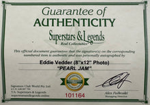 Load image into Gallery viewer, PEARL JAM - EDDIE VEDDER Signed Photo &amp; CD Collage Display3
