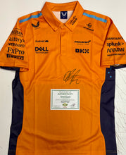Load image into Gallery viewer, OSCAR PIASTRI Signed F1 McLaren Team Shirt
