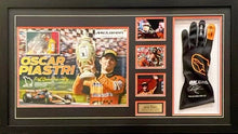 Load image into Gallery viewer, OSCAR PIASTRI Signed F1 Glove &amp; Photo Collage Display
