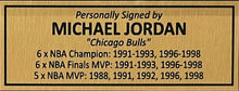 Load image into Gallery viewer, MICHAEL JORDAN Signed Chicago Bulls Red Jersey Display
