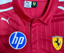 Load image into Gallery viewer, LEWIS HAMILTON &amp; CHARLES LECLERC Signed F1 Scuderia Ferrari Shirt1
