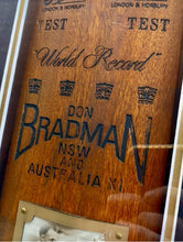 Load image into Gallery viewer, DON BRADMAN Signed Cricket Bat Display
