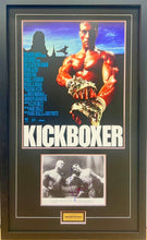 Load image into Gallery viewer, KICKBOXER - JEAN-CLAUDE VAN DAMME Signed Photo &amp; Poster Display
