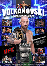 Load image into Gallery viewer, ALEX VOLKANOVSKI Signed UFC Glove Display
