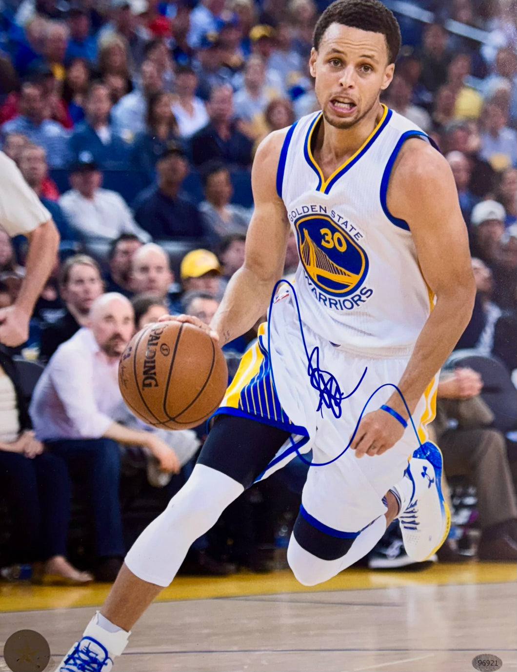STEPHEN CURRY “Golden State Warriors” Signed Photo Collage Display