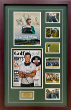 Load image into Gallery viewer, RORY McILROY “2025 Masters Champion” Signed Magazine &amp; Photo Collage Display
