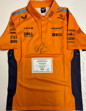 Load image into Gallery viewer, OSCAR PIASTRI Signed F1 McLaren Team Shirt

