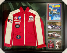 Load image into Gallery viewer, PETER BROCK Signed Program &amp; Marlboro HDT Jacket Display
