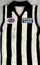 Load image into Gallery viewer, NICK, JOSH &amp; PETER DAICOS Signed Collingwood Jumpers Display
