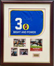Load image into Gallery viewer, MIGHT AND POWER - Jim Cassidy Signed Saddle Cloth &amp; Photo Collage Display
