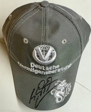 Load image into Gallery viewer, MICHAEL SCHUMACHER “Scuderia Ferrari” Signed Cap &amp; Championship Print Display1
