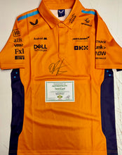 Load image into Gallery viewer, OSCAR PIASTRI Signed F1 McLaren Team Shirt
