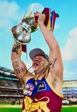 Load image into Gallery viewer, BRISBANE LIONS “2025 Premiers” Team Signed Photos &amp; Poster Collage Display
