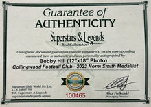 Load image into Gallery viewer, BOBBY HILL “2023 Norm Smith Medallist” Signed Photo Collage Display1
