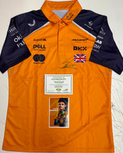 Load image into Gallery viewer, LANDO NORRIS Signed McLaren F1 Team Shirt2
