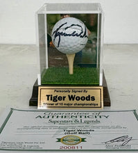 Load image into Gallery viewer, TIGER WOODS “Masters Champion” Signed Masters Golf Ball in Display Box
