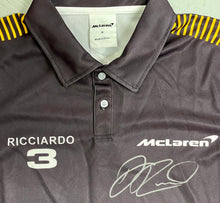 Load image into Gallery viewer, DANIEL RICCIARDO Signed McLaren F1 Team Shirt
