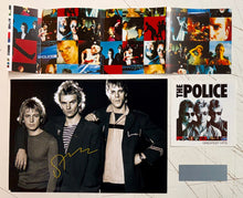 Load image into Gallery viewer, THE POLICE - STING Signed Photo Collage Display
