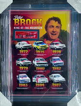 Load image into Gallery viewer, PETER BROCK Signed Sticker &amp; “King Of The Mountain” Print Display1
