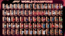 Load image into Gallery viewer, MICHAEL SCHUMACHER, LEWIS HAMILTON, SEBASTIAN VETTEL &amp; MAX VERSTAPPEN Signed F1 DVAG &amp; Podium Caps
