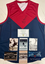Load image into Gallery viewer, Unframed RON BARASSI Signed Melbourne Jumper
