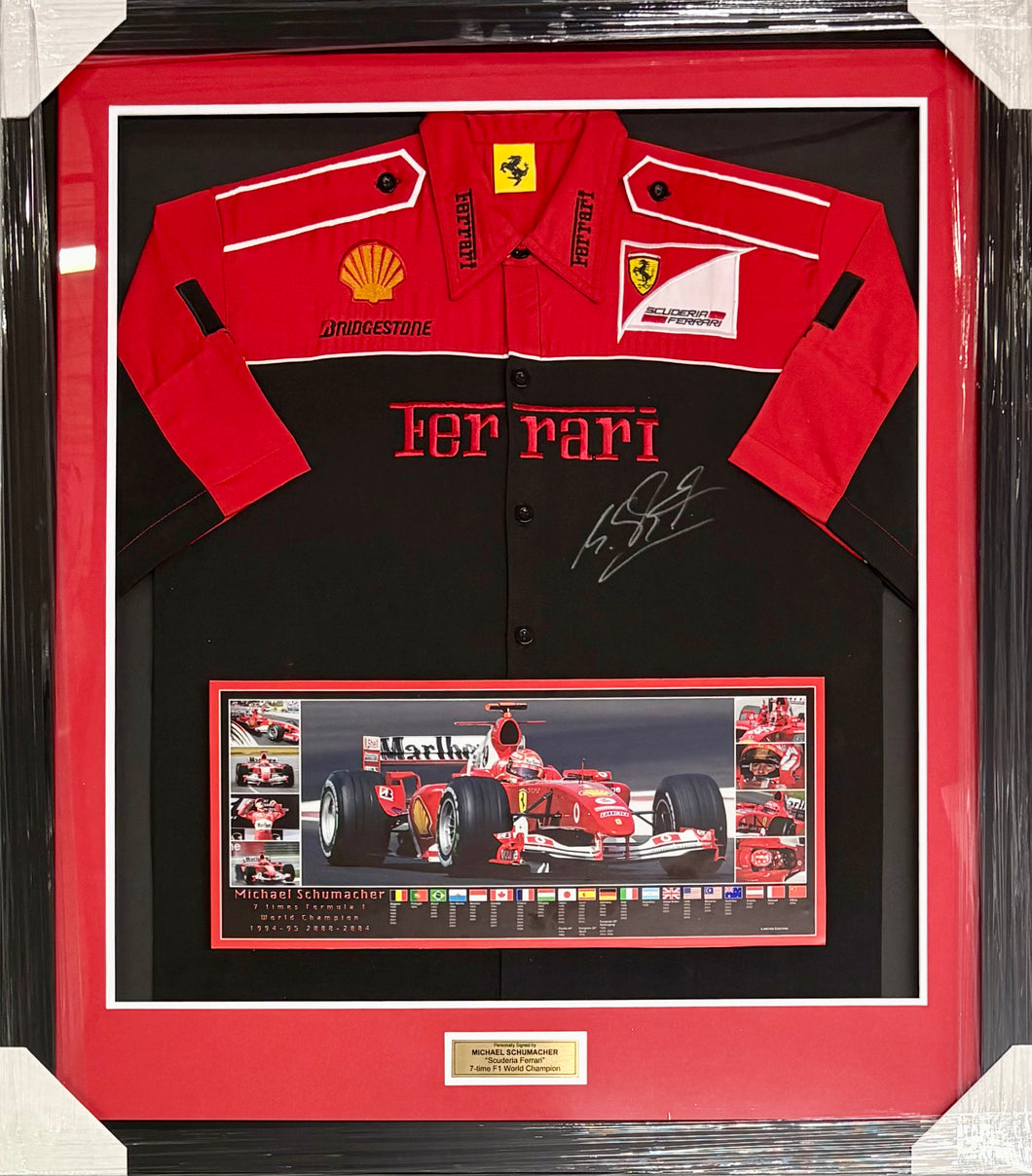 Signed Michael Schumacher Ferrari