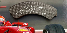 Load image into Gallery viewer, MICHAEL SCHUMACHER “Scuderia Ferrari” Signed F1 Brake Pad &amp; Championship Print Display1
