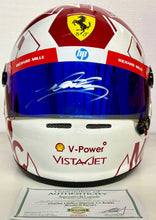 Load image into Gallery viewer, CHARLES LECLERC Signed Scuderia Ferrari F1 Helmet3

