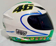 Load image into Gallery viewer, VALENTINO ROSSI Signed 2002 Mugello Helmet
