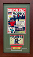 Load image into Gallery viewer, TIGER WOODS Signed Photo Collage Display1
